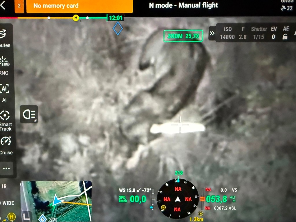 Snímek z dronu